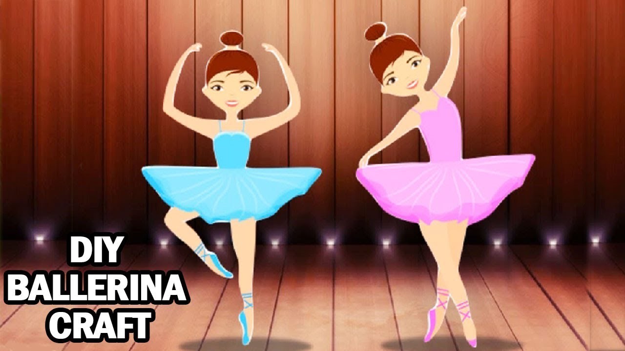 Learning Videos For Kids | How To Make A Ballerina Craft | Art And Craft Videos | DIY | Ultra Crafts