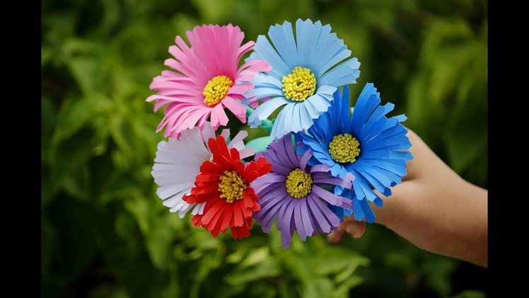 Make beautiful & fantastic Gerbera flower from paper || Decorative Craft Ideas || Art Of Learning ||