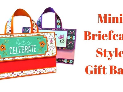 Mini Briefcase Style Gift Bags | Mixed Up Craft | Gift Bags