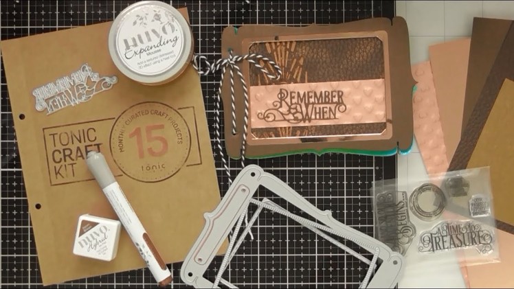 Mini Memento Art Journal with Tonic Craft Kit #15 :D