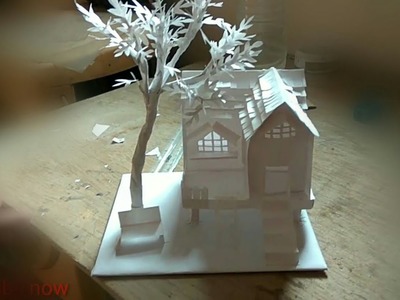 Paper house. Paper house craft