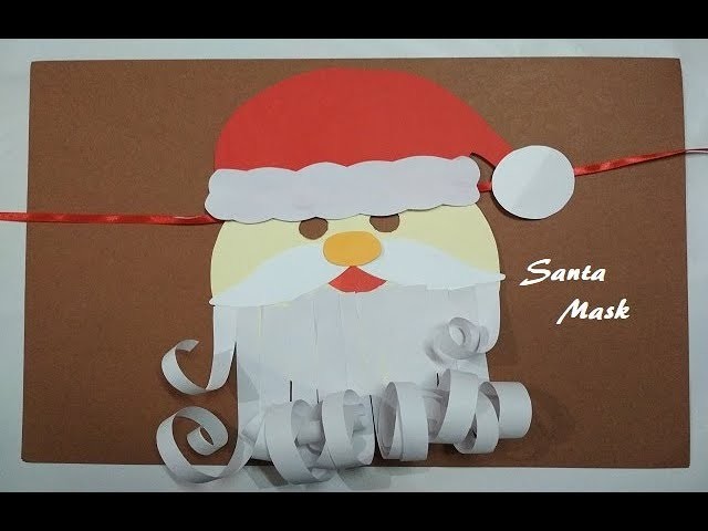 Santa Claus Mask | Paper Craft | Handmade Santa Claus | Easy Mask for Kids