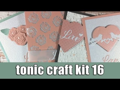 Tonic craft kit 16 | unboxing & inspiration