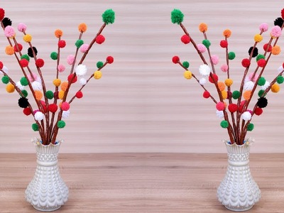 WOW!!! Beautiful Flower Vase Making at Home || Handmade Things || DIY || Wool Craft