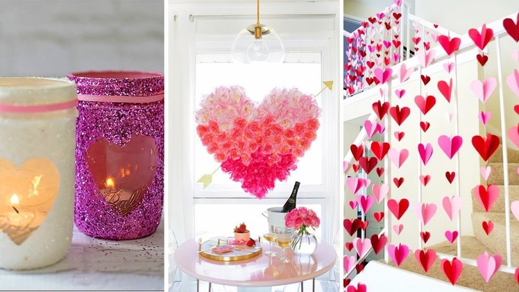 10+ DIY Valentine's Day Crafts and Romantic Room Decor Ideas