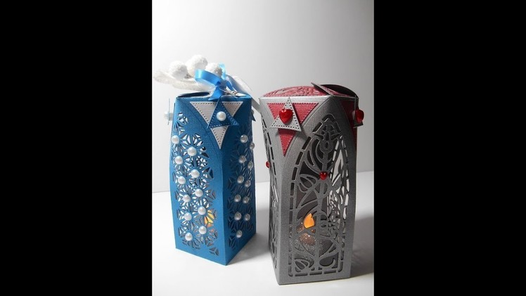 Christmas Lantern or Gift Box - Tonic Studios Dimensions