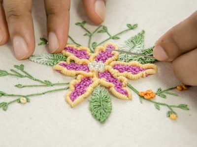 Creative Stitching Ideas: Embroidery Knitted Flowers by HandiWorks