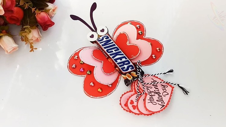 DIY Chocolate Gift Idea.Valentine Day Chocolate Card.How to make gift idea for Chocolate Day