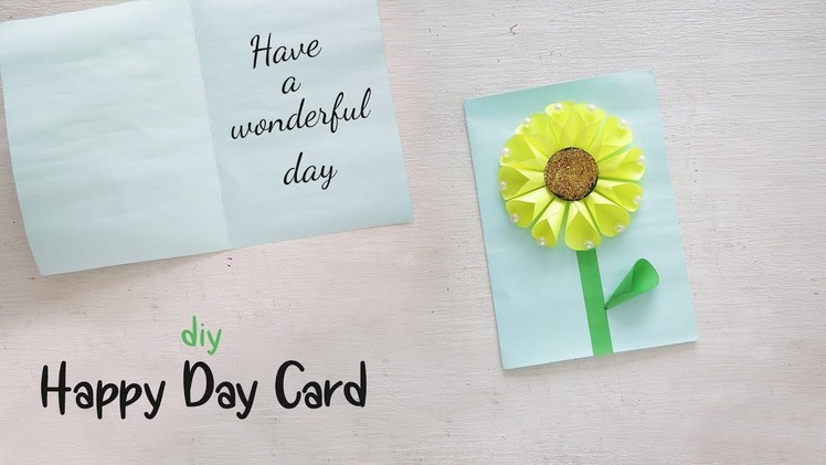 DIY Happy day Card | Handmade Card | Gift Ideas