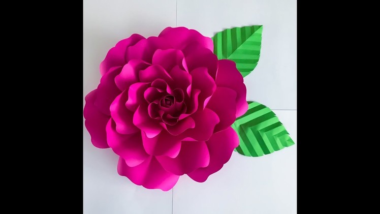 Easy to Make Giant Paper Flower Rose Using Petal 127