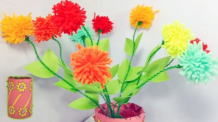 Flower Vase |  Best Out of Waste | DIY Flower Vase | Flowers and Vase Making Ideas
