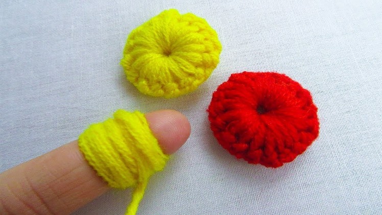 Hand Embroidery Amazing Trick, Easy Flower Embroidery Trick, Sewing Hack