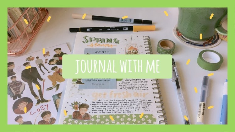 Journal with me #4 | spring flowers
