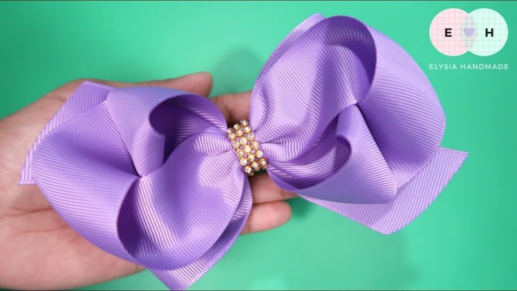Laço de Fita ???? Ribbon Bow Tutorial 6 ???? DIY by Elysia Handmade