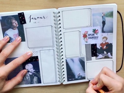 Making A BTS Bullet Journal (while answering your BTS questions)