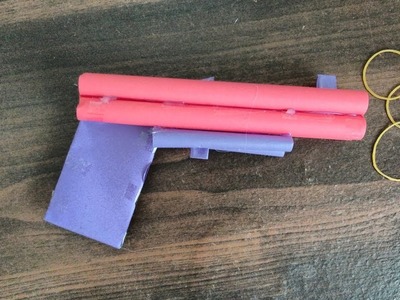 Origami weapons-How to make toy gun from paper that shoots rubber bands and hurt