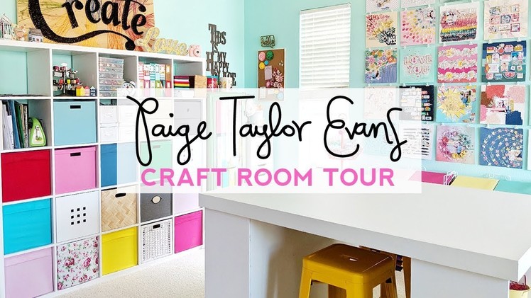Paige Taylor Evans Craft Room Tour