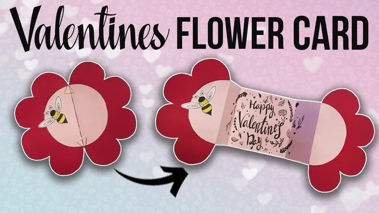 Pop Up Flower Card - EASY Valentines Card DIY