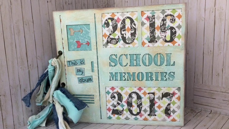 School memories mini album start to finish