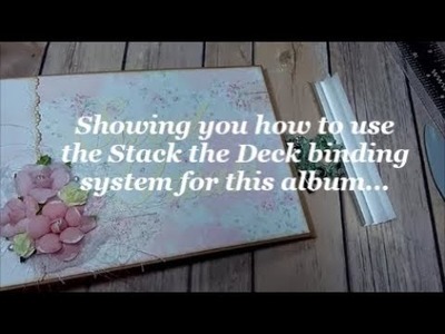 Stack the deck binding for my not so tradition recipe album