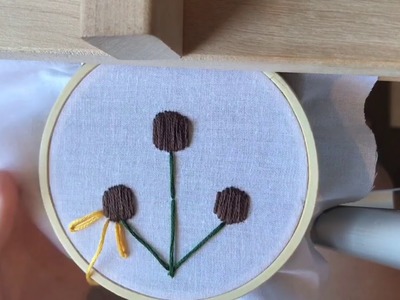Sunflower embroidery tutorial | the pine needle co