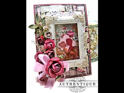 Authentique Romance Shaker Valentine Card Tutorial