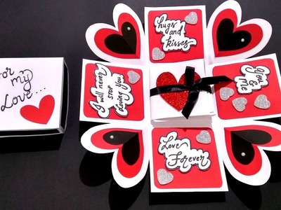 Beautiful Handmade Valentine's day Card for BOYFRIEND l Special card for Valentine's day | tutorial