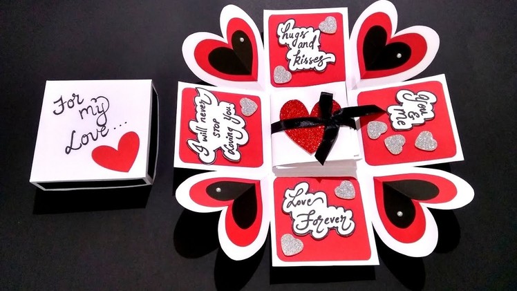 Beautiful Handmade Valentine's day Card for BOYFRIEND l Special card for Valentine's day | tutorial