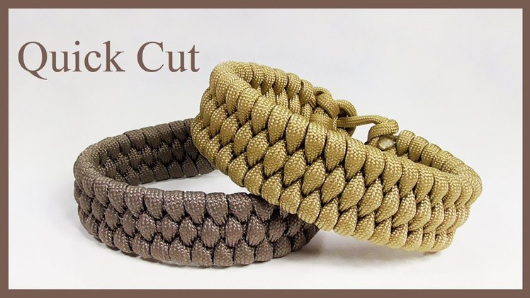 Easiest Trilobite Paracord Bracelet Design Without Buckle Quick Cut