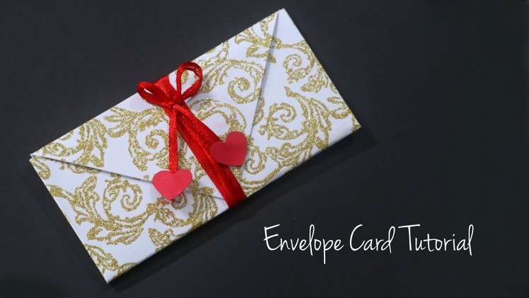 Envelope Card Tutorial | Heart Envelope | Valentines Card Handmade EASY