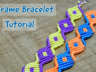 Friendship Macrame Bracelet Tutorial | Macrame Square Pattern