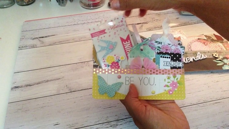 Here is a fun LOADED POCKET IDEA for HAPPYMAIL using 4x6 Journaling Cards