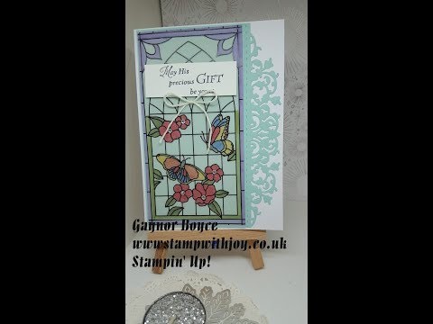 His Grace, Painted Glass card Stampin' Up!