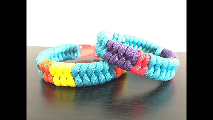 How to "Add colors to Fishtail" Paracord Bracelet