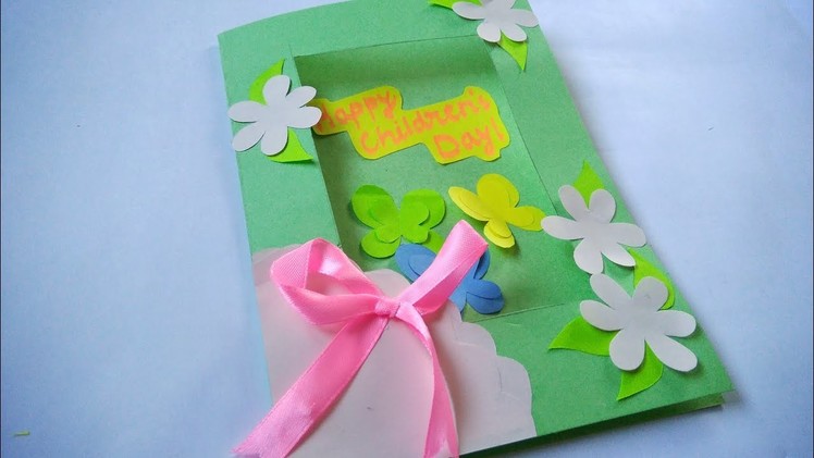 How to make : Children's Day Special Greeting Card | Dinesh Arts