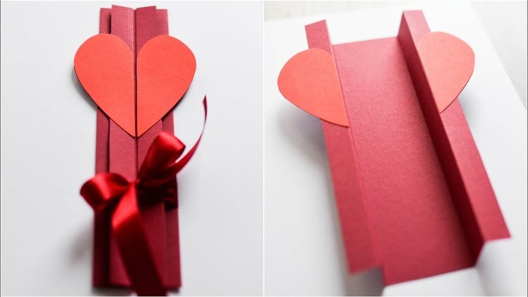 How to make : Greeting Card for Valentine's Day | Kartka Walentynkowa - Mishellka #319 DIY