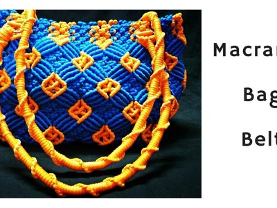 Macrame Belt for Bag | Macrame Art Part 2