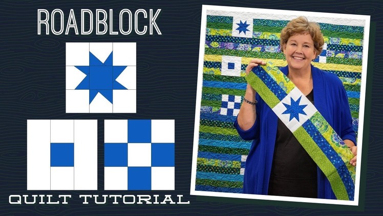 Make a "Roadblock" Quilt with Jenny Doan of Missouri Star (Video Tutorial)