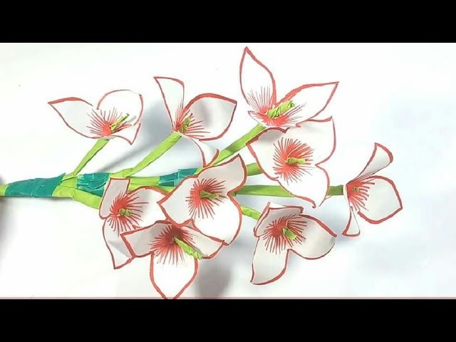 Make Flowers From Papers | DIY Paper Flowers | Arts and craft with Paper