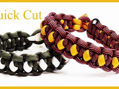 Paracord Bracelet: "Solomon's Slanted Path" - Quick Cut