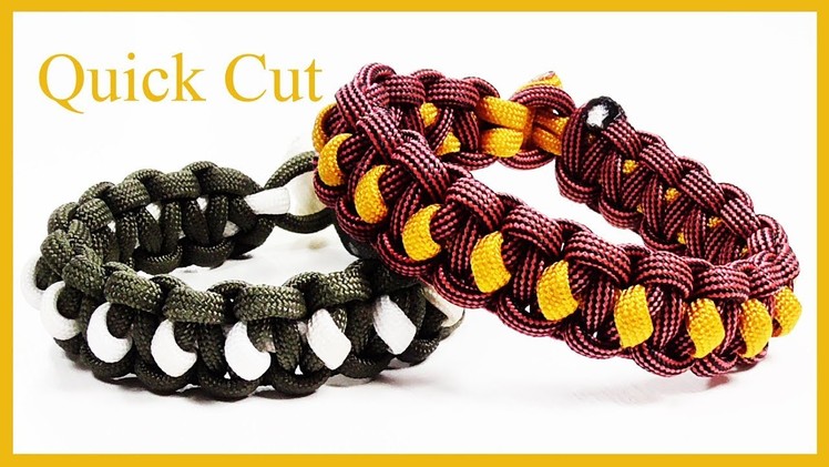 Paracord Bracelet: "Solomon's Slanted Path" - Quick Cut