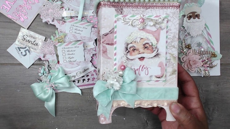 SHABBY CHIC MAILBOX AND SHAPED CHRISTMAS TAGS | CREATED TO CREATE