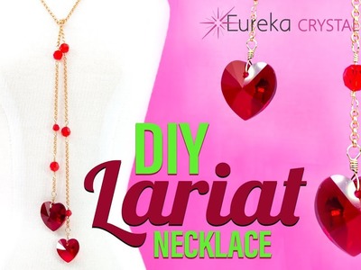 Simply Sweet Valentine's Lariat Necklace Tutorial