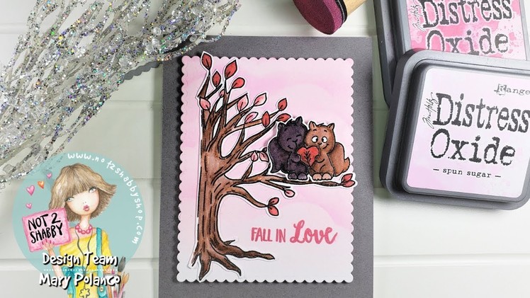 Use Your Stuff More!  A Fall Stamp for Valentine's Day | Not2Shabby