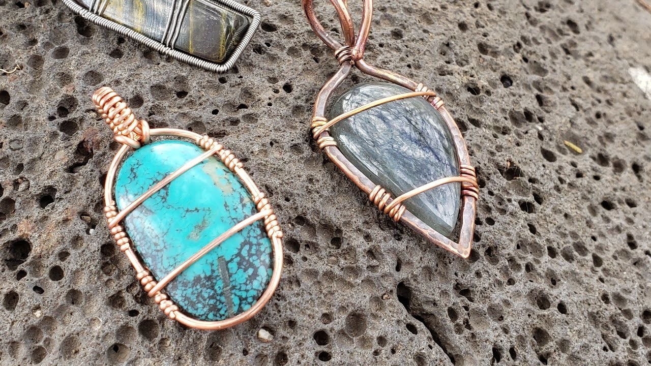 Wire Wrap Pendant Tutorial 9838