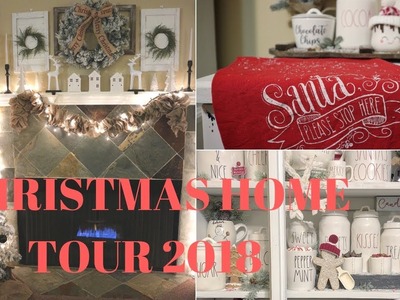 CHRISTMAS HOME TOUR 2018|FARMHOUSE
