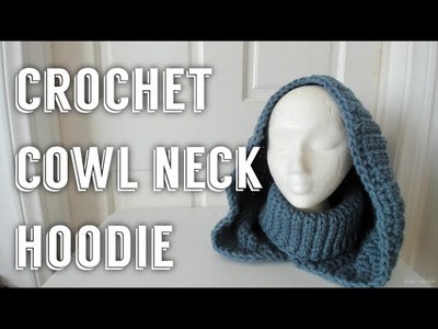 Crochet Cowl Hoodie | Tutorial DIY