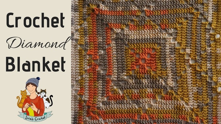 Crochet Diamond Blanket