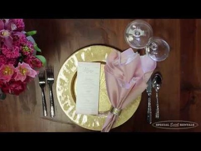 Double Napkin Fold With Ring