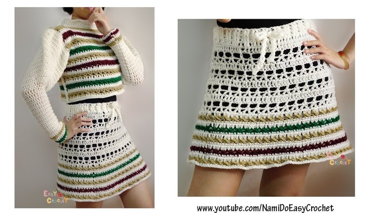 Easy Crochet: Crochet Skirt #01